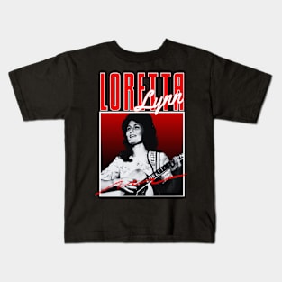 Loretta lynn///original retro Kids T-Shirt